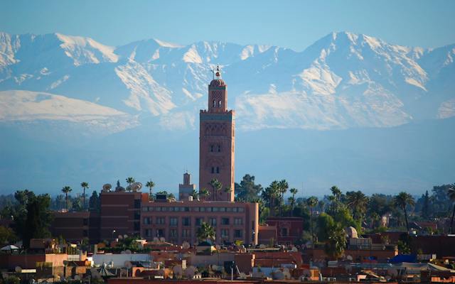 Marrakech, ambiance de séjour — photographie d’illustration