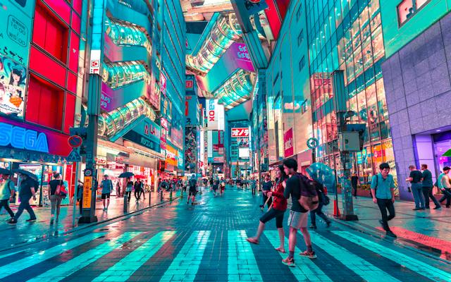 Tokyo, panorama urbain — photographie d’illustration